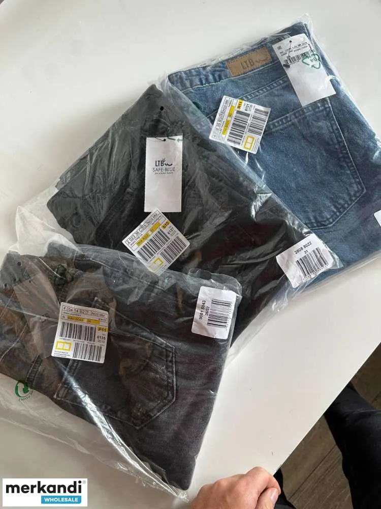 10,50 € POR PIEZA LTBJEANS, STOCK RESTANTE, STOCK RESTANTE ROPA AL POR MAYOR.
