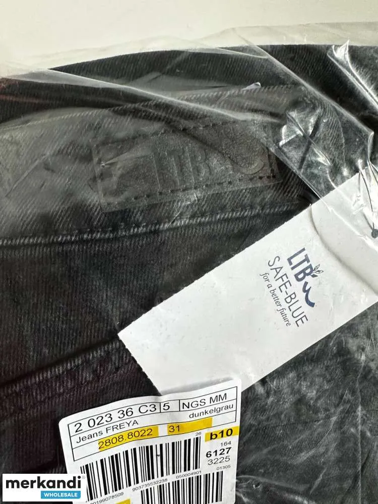 10,50 € POR PIEZA LTBJEANS, STOCK RESTANTE, STOCK RESTANTE ROPA AL POR MAYOR.