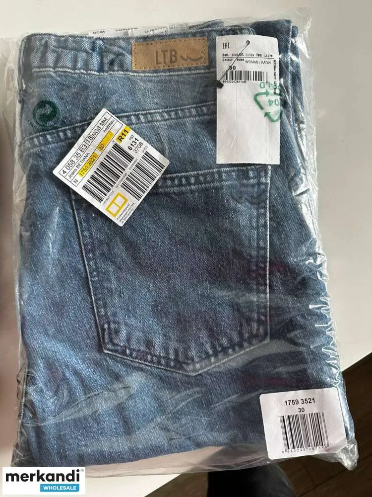 10,50 € POR PIEZA LTBJEANS, STOCK RESTANTE, STOCK RESTANTE ROPA AL POR MAYOR.