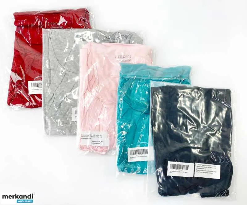 155 piezas FERDY'S Camisas de Enfermería en 5 Colores Ropa de Mujer Ropa de Maternidad, Textiles Venta al por mayor Stock restan