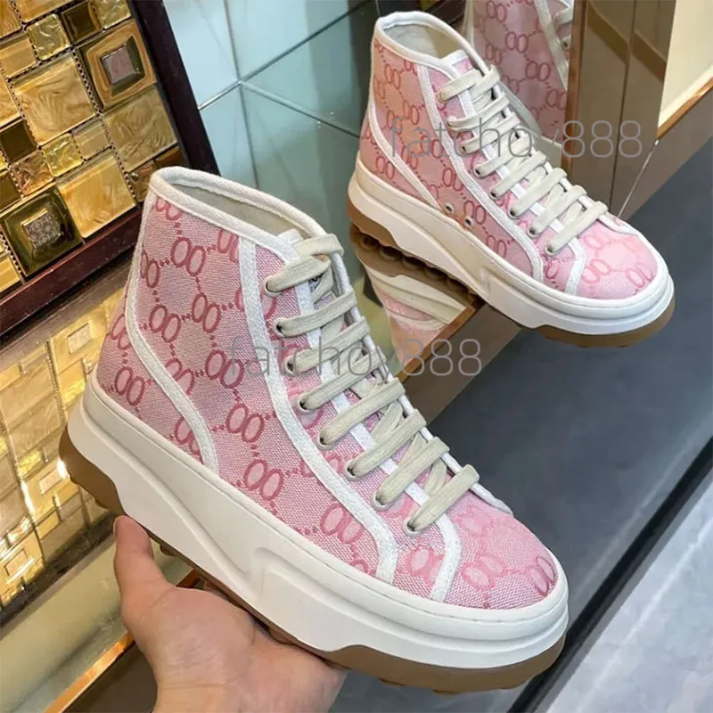 2023 Diseñador Tors de lujo tela zapatos casuales con suela gruesa para mujeres zapatos casuales altas de alta calidad Italia It