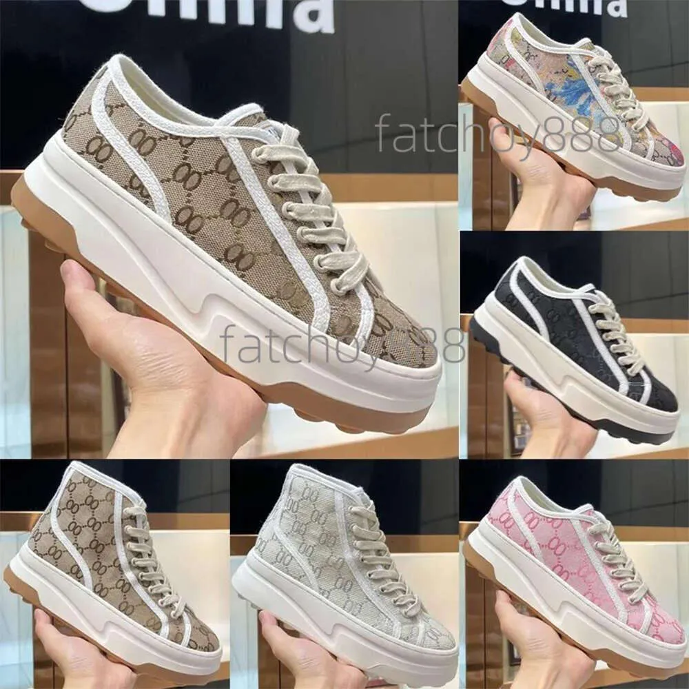 2023 Diseñador Tors de lujo tela zapatos casuales con suela gruesa para mujeres zapatos casuales altas de alta calidad Italia It