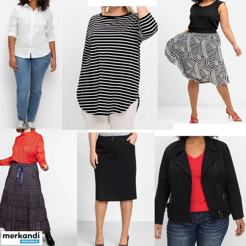 5,50€ c/u, Sheego Ropa de Mujer Talla Grande, L, XL, XXL, XXXL