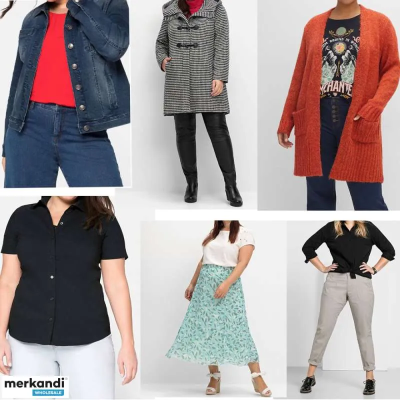 5,50€ c/u, Sheego Ropa de Mujer Talla Grande, L, XL, XXL, XXXL