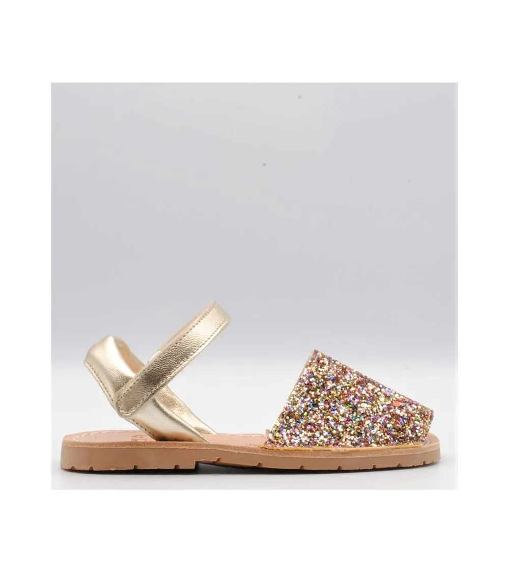 ABARCAS RIA NIÑA GLITTER MULTICOLOR