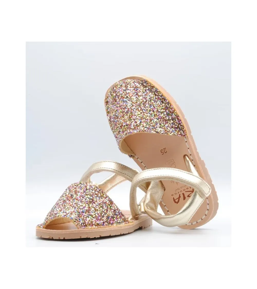 ABARCAS RIA NIÑA GLITTER MULTICOLOR
