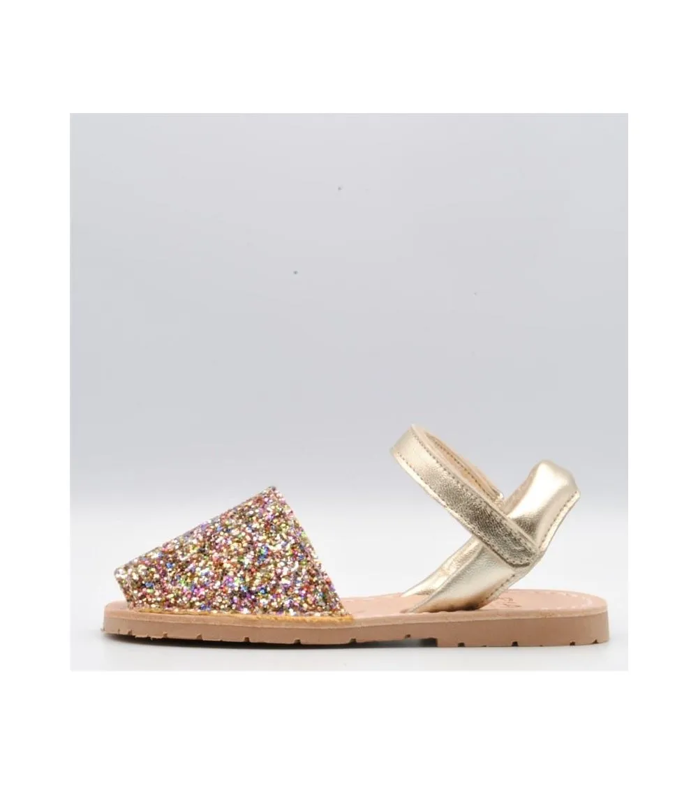ABARCAS RIA NIÑA GLITTER MULTICOLOR