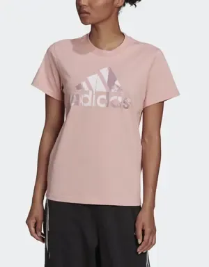 Adidas Camiseta Essentials Print Logo Cotton
