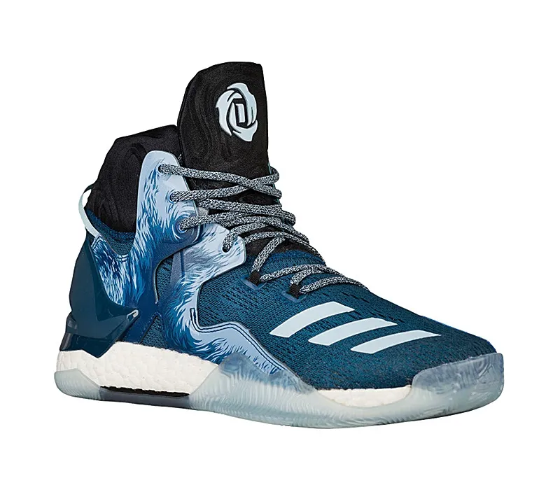 Adidas D Rose 7 "Halloween" (tech steel/core black/ice blue)