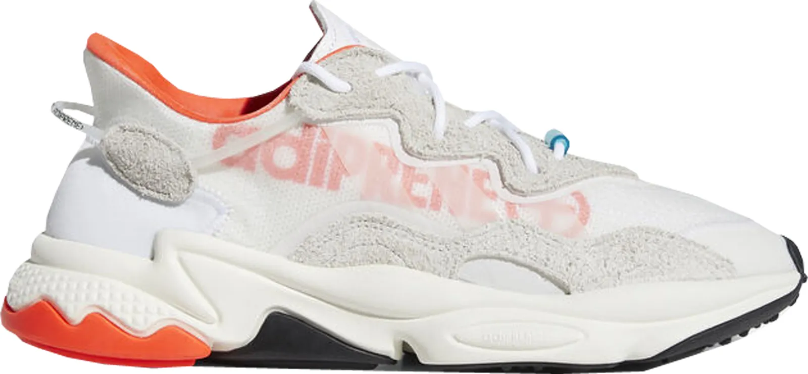 adidas Originals Ozweego Big Logo White Solar Red