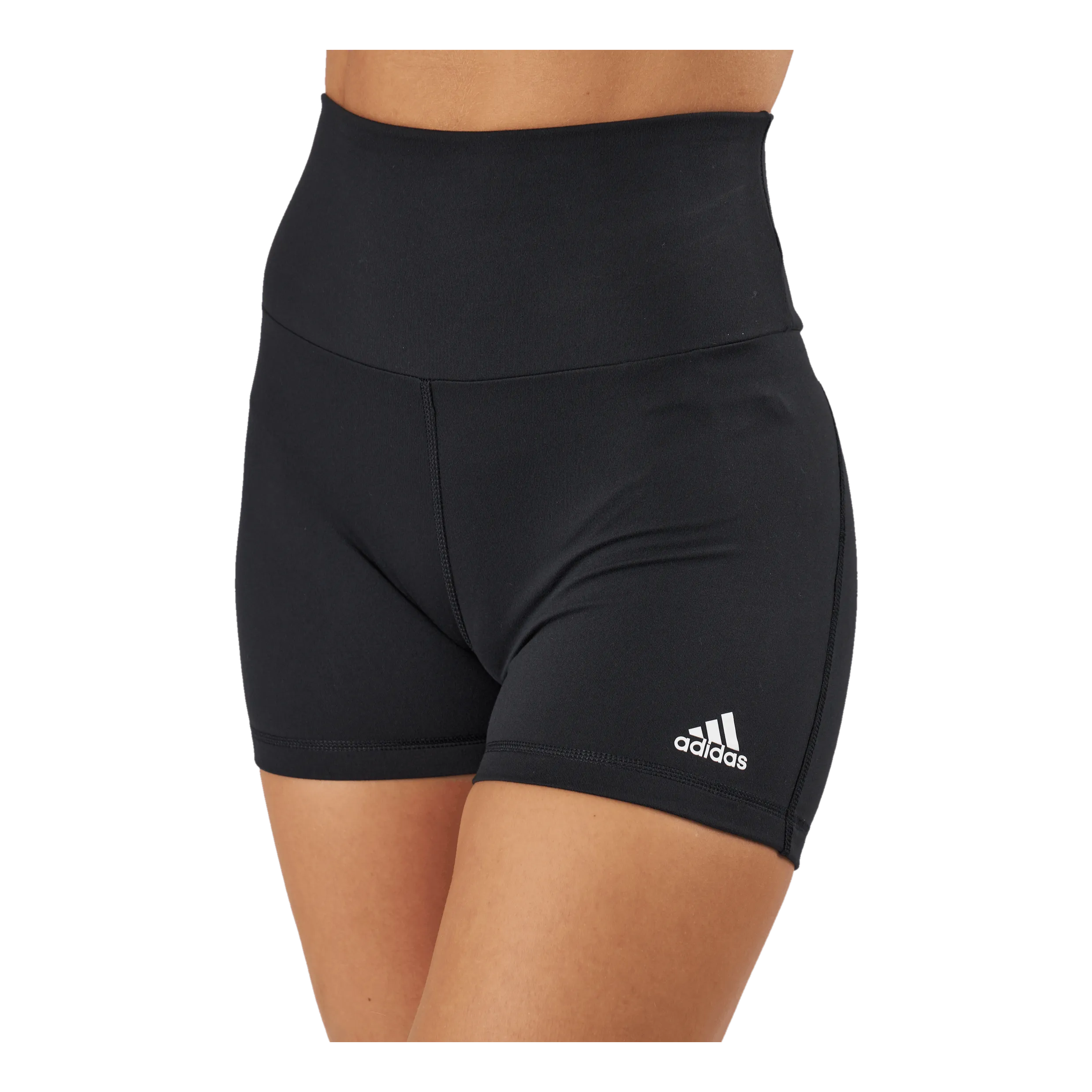 ADIDAS YOGA ESSENTIALS HIGHWAISTED SHORT LEGGINGS BLACK