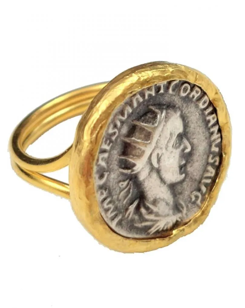 ANILLOS MUJER DE MONEDAS PEQUEÑAS REPLICA DE JOYAS ANTIGUAS
