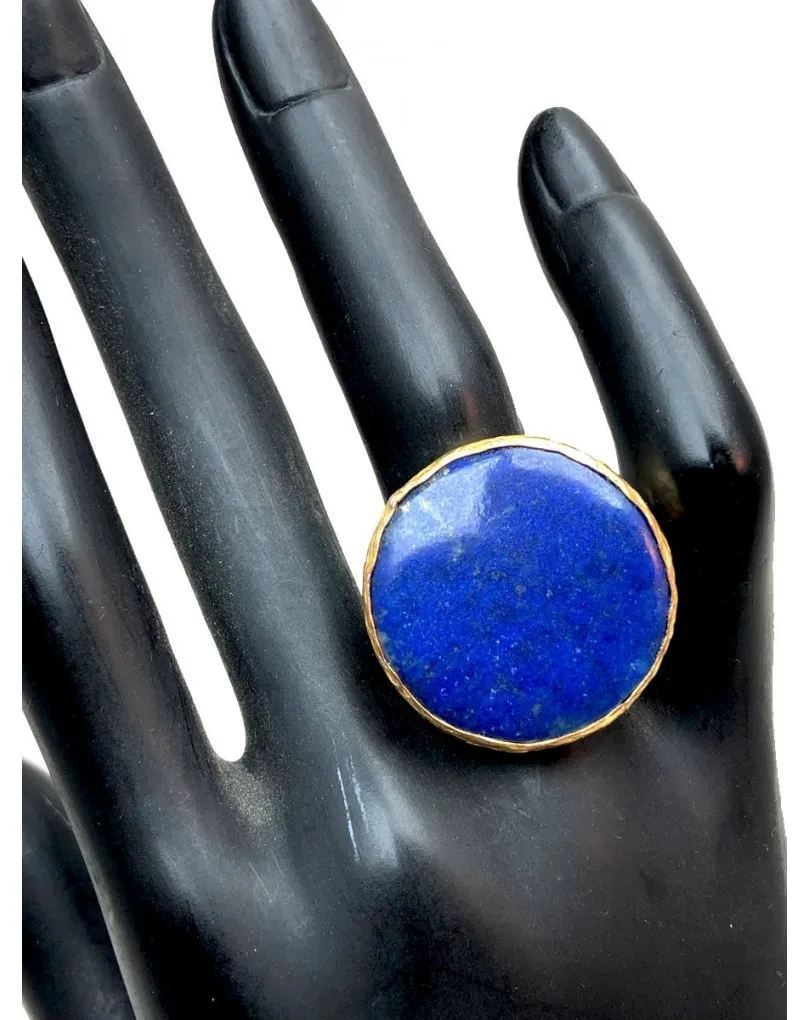 ANILLOS MUJER GRANDES CON ESPECTACULAR PIEDRA LAPIZLAZULI