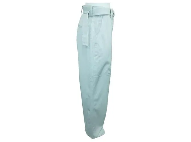 Autre Marque DISEÑADOR CONTEMPORÁNEO Pantalón Gris Claro 