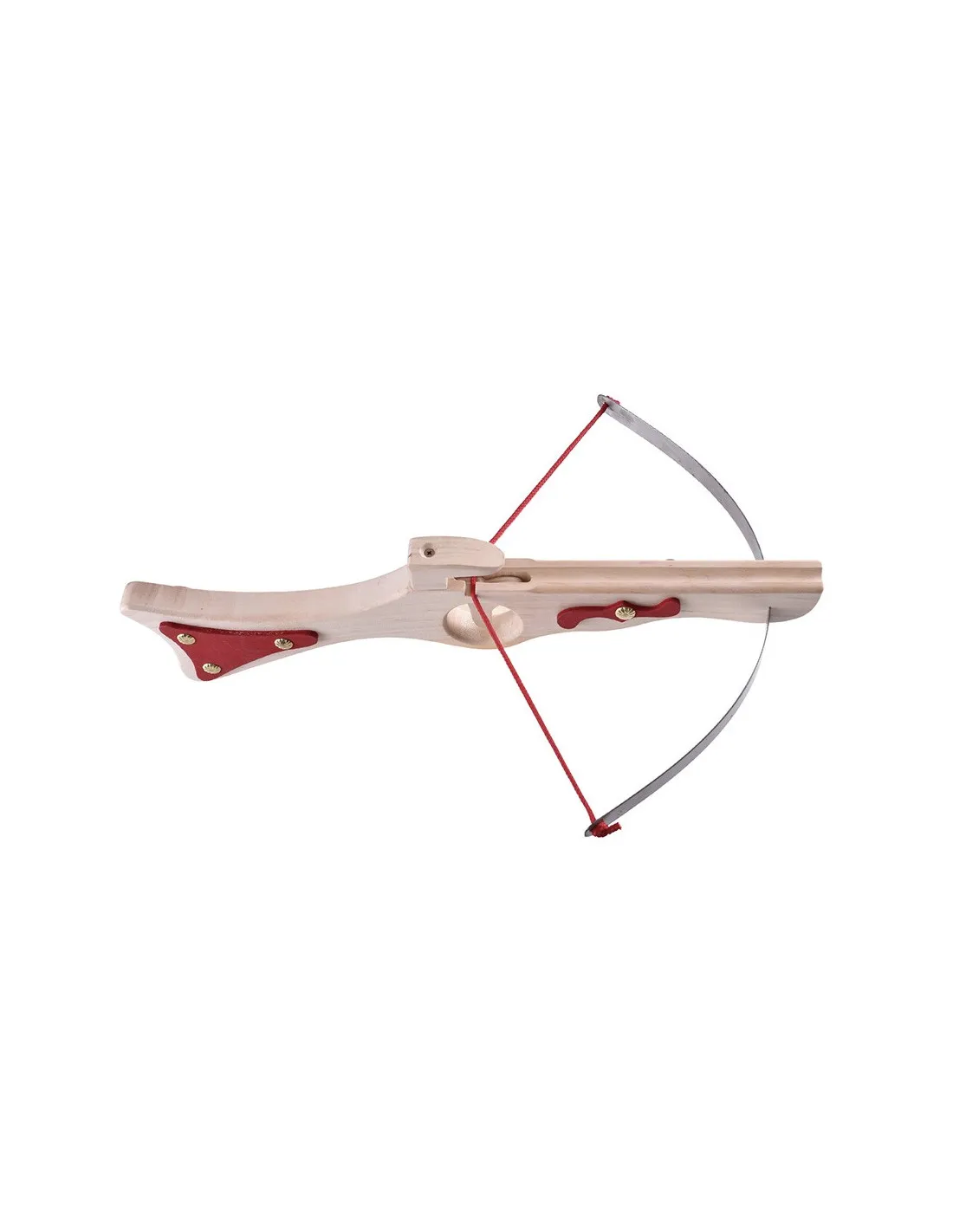 Ballesta medieval de madera para niños, con 3 flechas