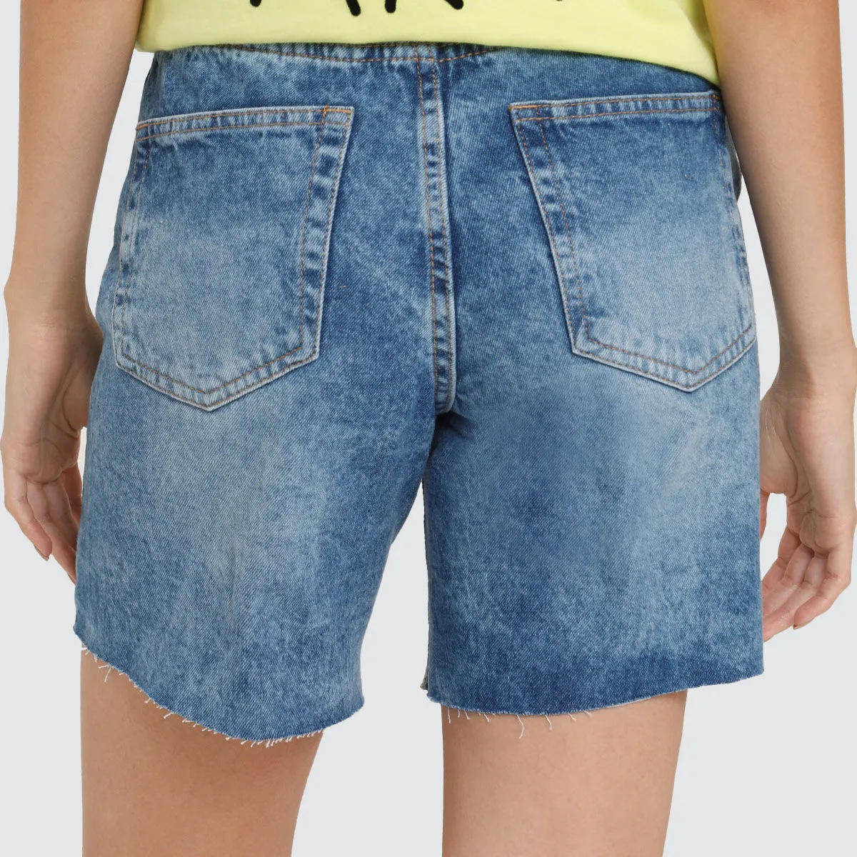 Bermuda Cinco Bolsillos Para Mujer