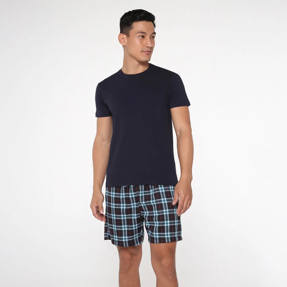 Bermuda Para Hombre De Cuadros