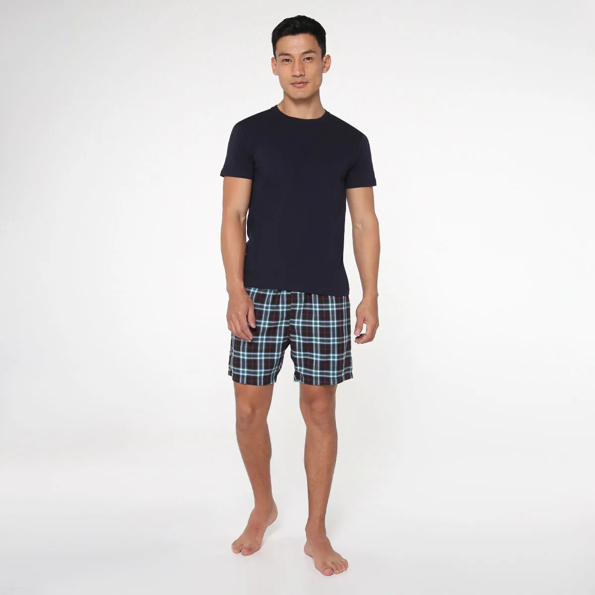 Bermuda Para Hombre De Cuadros