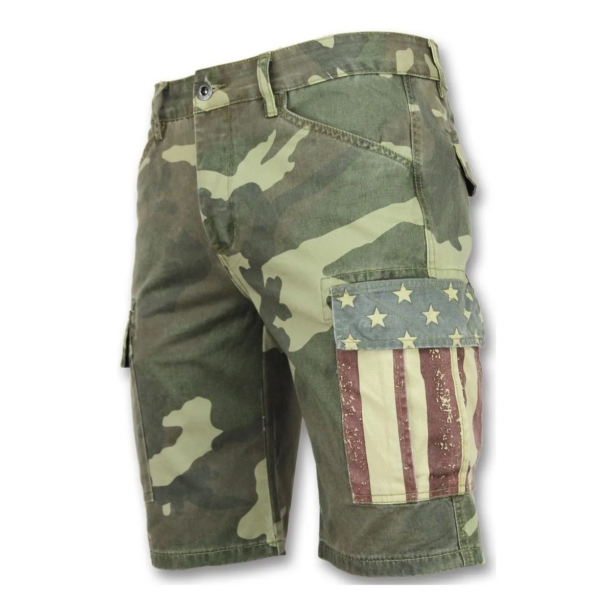 Bermudas De Cuadros Hombre Pantalon