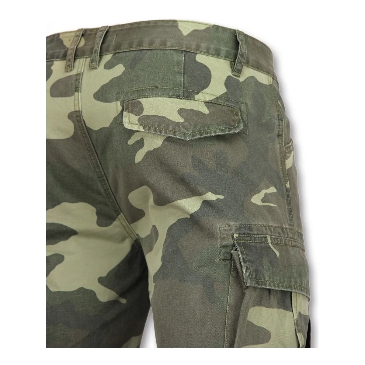 Bermudas De Cuadros Hombre Pantalon