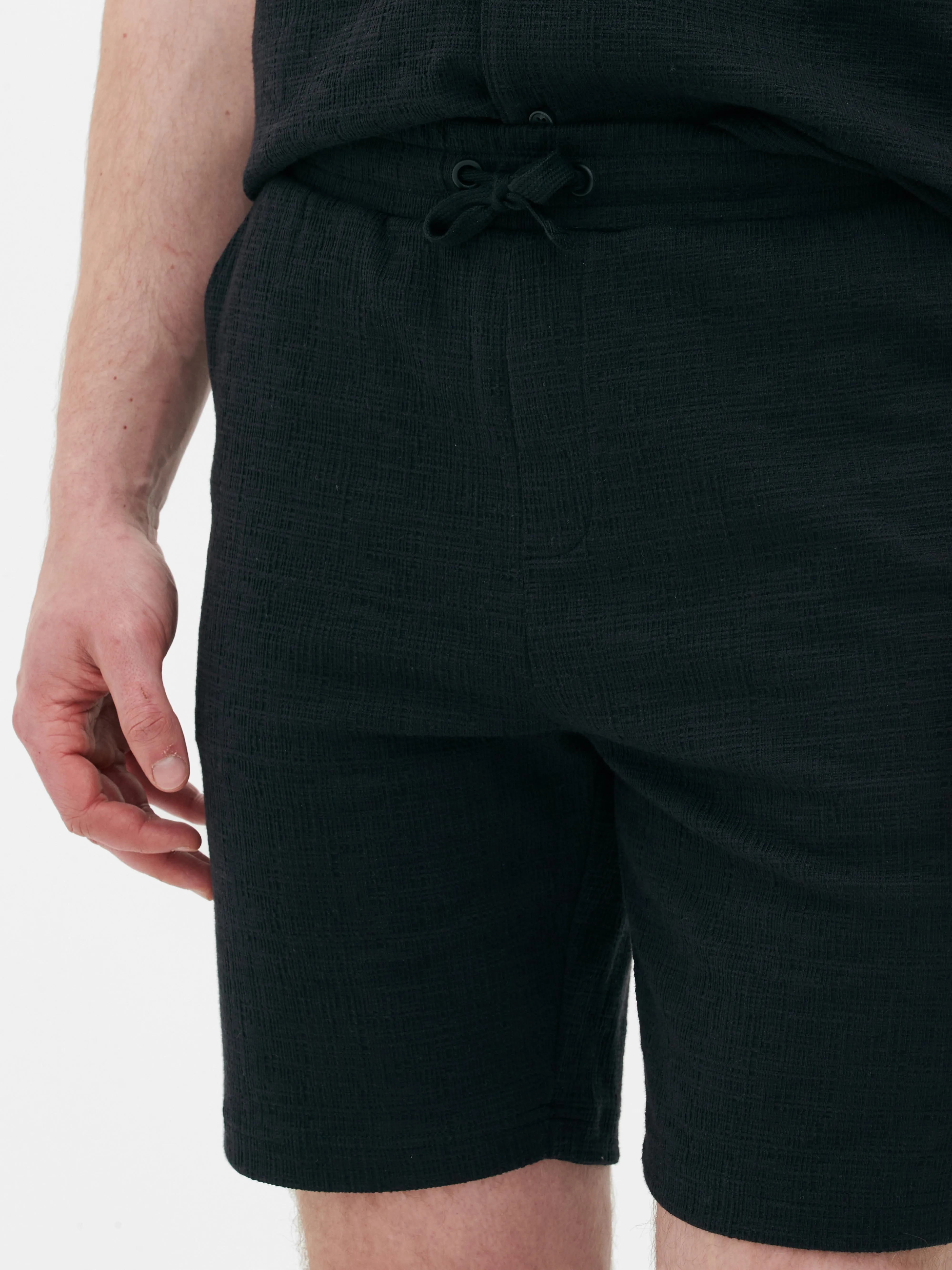 Bermudas texturizadas para combinar