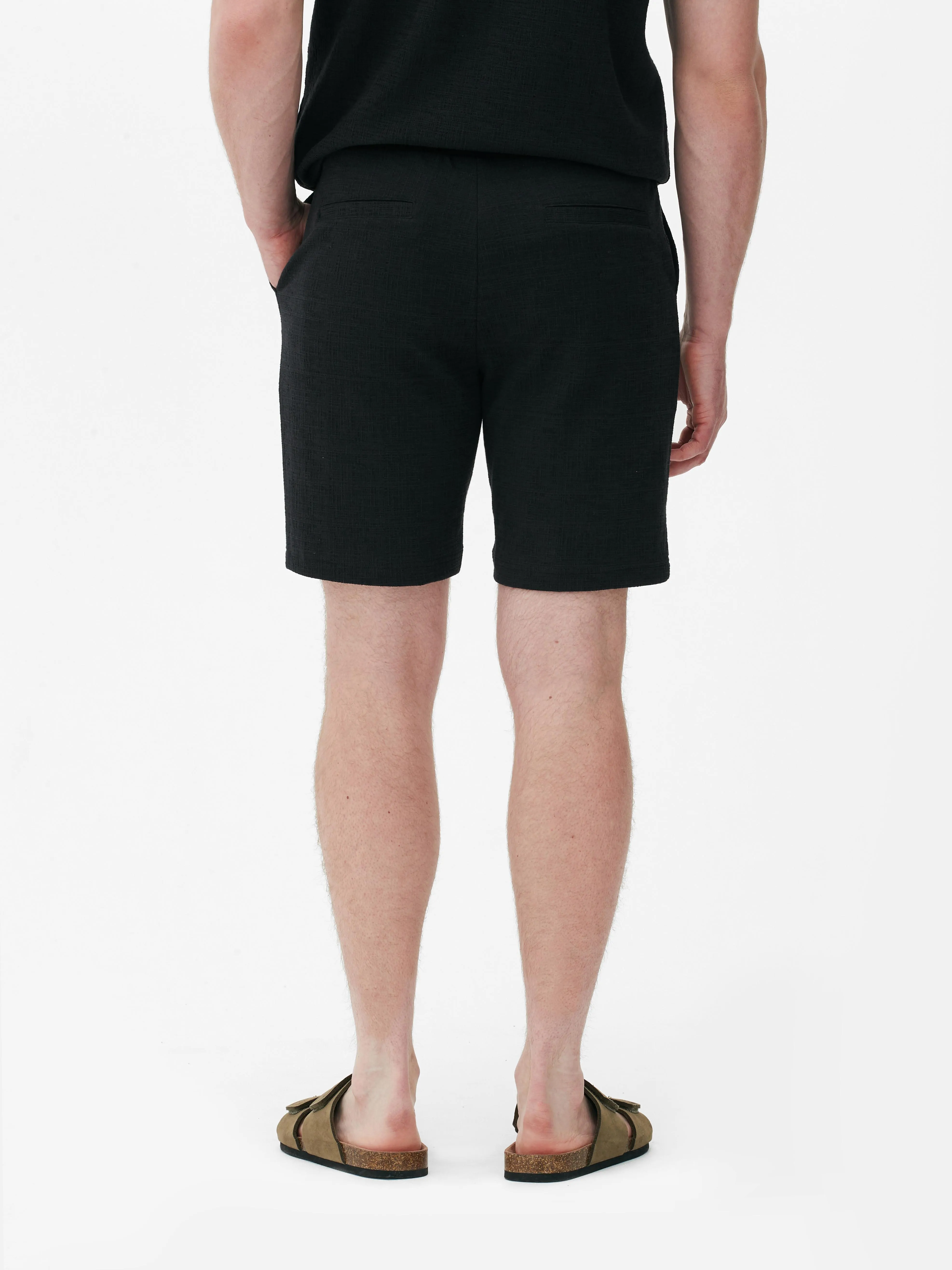 Bermudas texturizadas para combinar