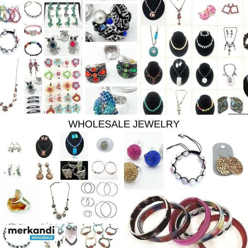 BISUTERíA AL POR MAYOR  PALET DE MEZCLA DE ACCESORIOS DE MODA