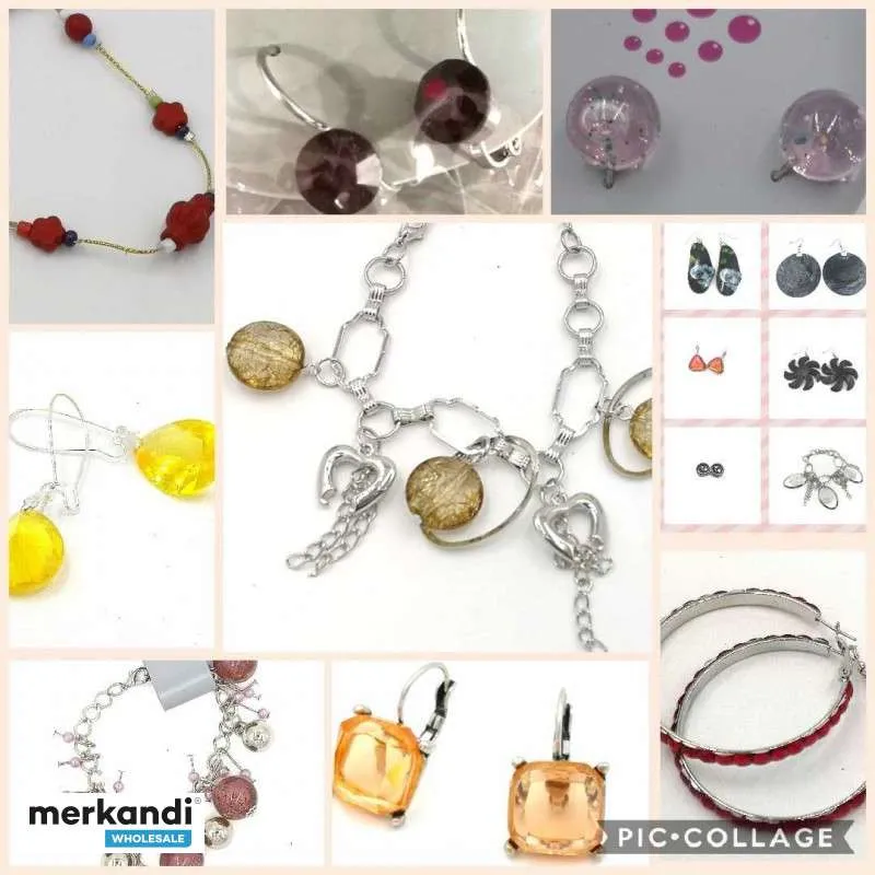 BISUTERíA AL POR MAYOR  PALET DE MEZCLA DE ACCESORIOS DE MODA