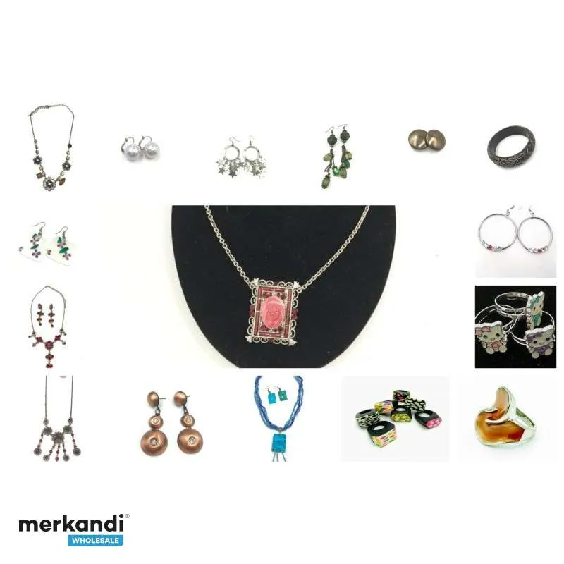 BISUTERíA AL POR MAYOR  PALET DE MEZCLA DE ACCESORIOS DE MODA