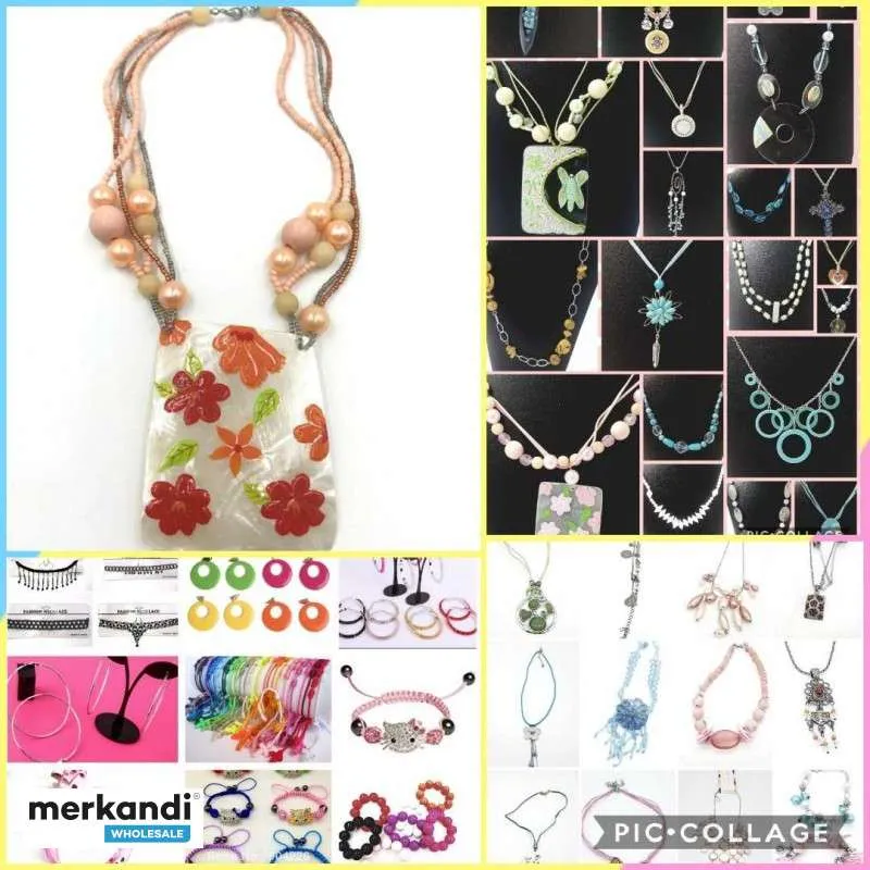 BISUTERíA AL POR MAYOR  PALET DE MEZCLA DE ACCESORIOS DE MODA