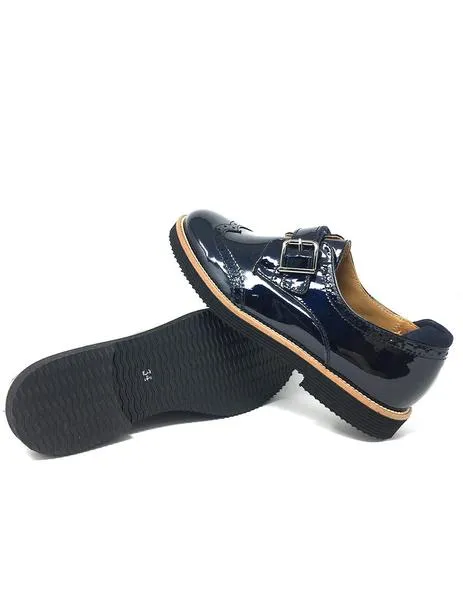 blucher charol azul marino