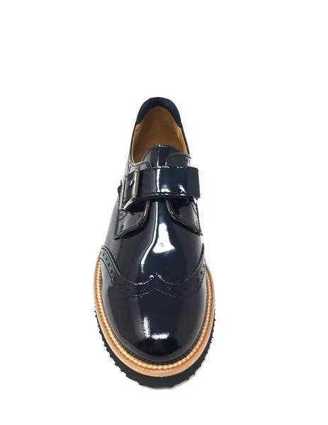 blucher charol azul marino