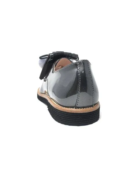 blucher solapa charol gris