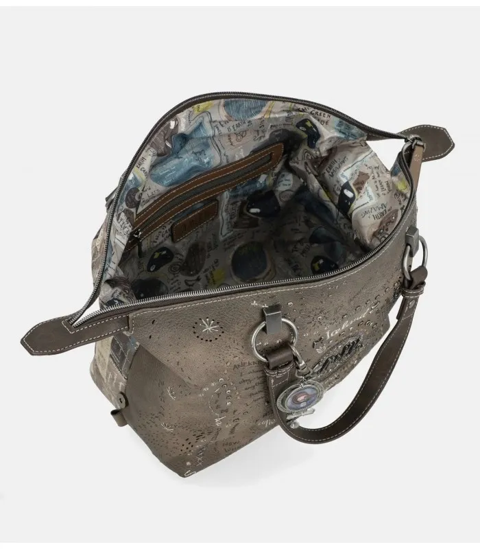 BOLSO ASA CORTA ANEKKE MARRÓN
