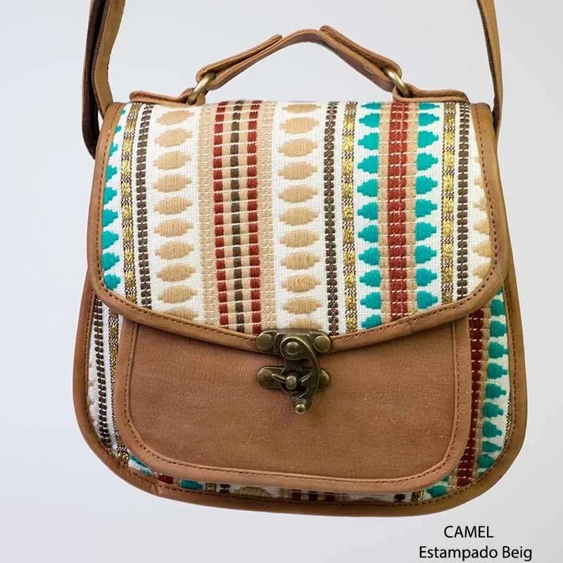 Bolso etnico piel BG246
