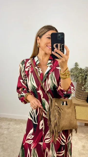 Bolso Flecos Topo