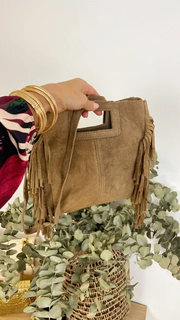 Bolso Flecos Topo