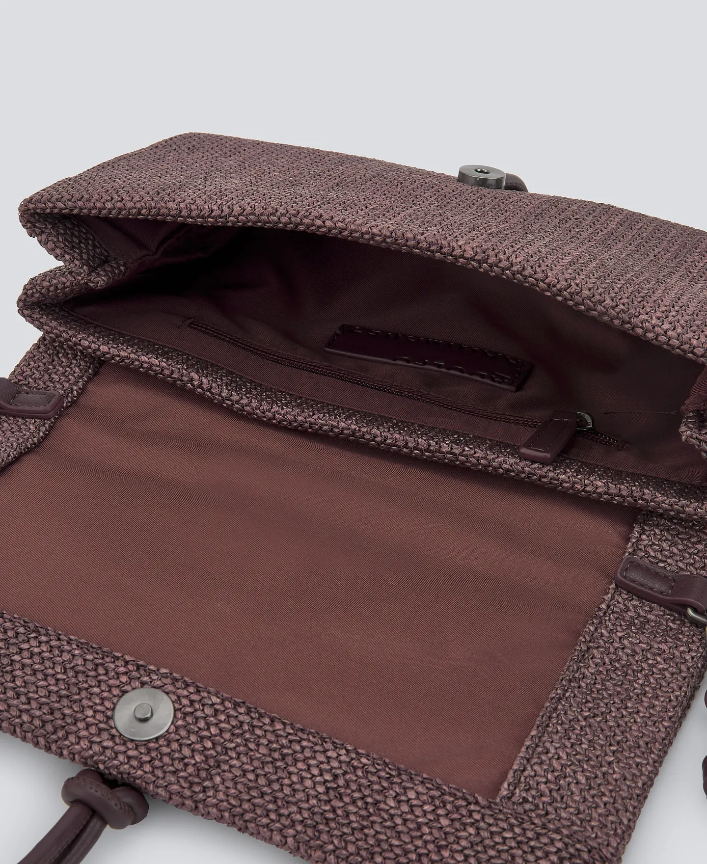 Bolso trenzado material reciclado mujer