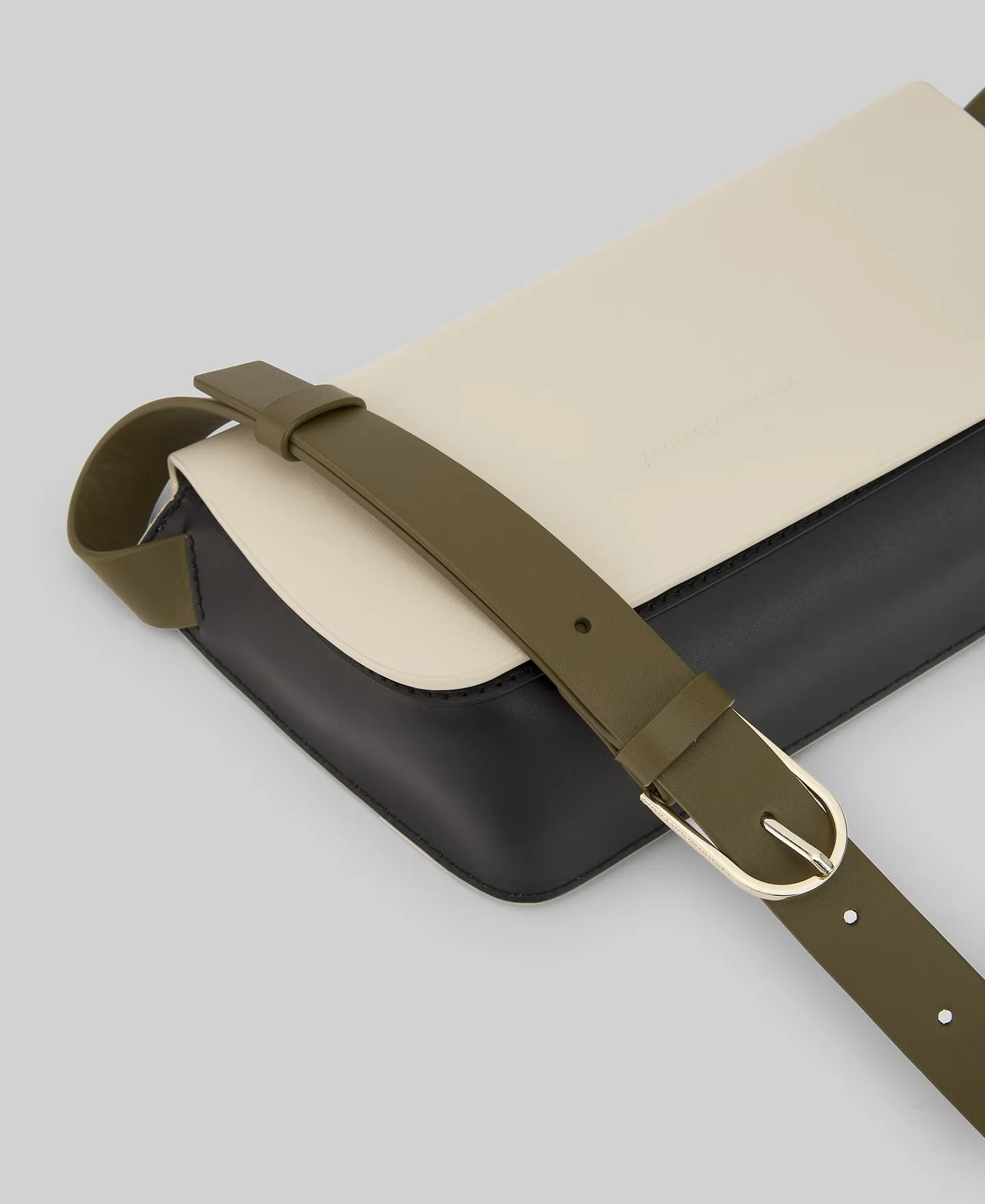 Bolso tricolor piel responsable mujer