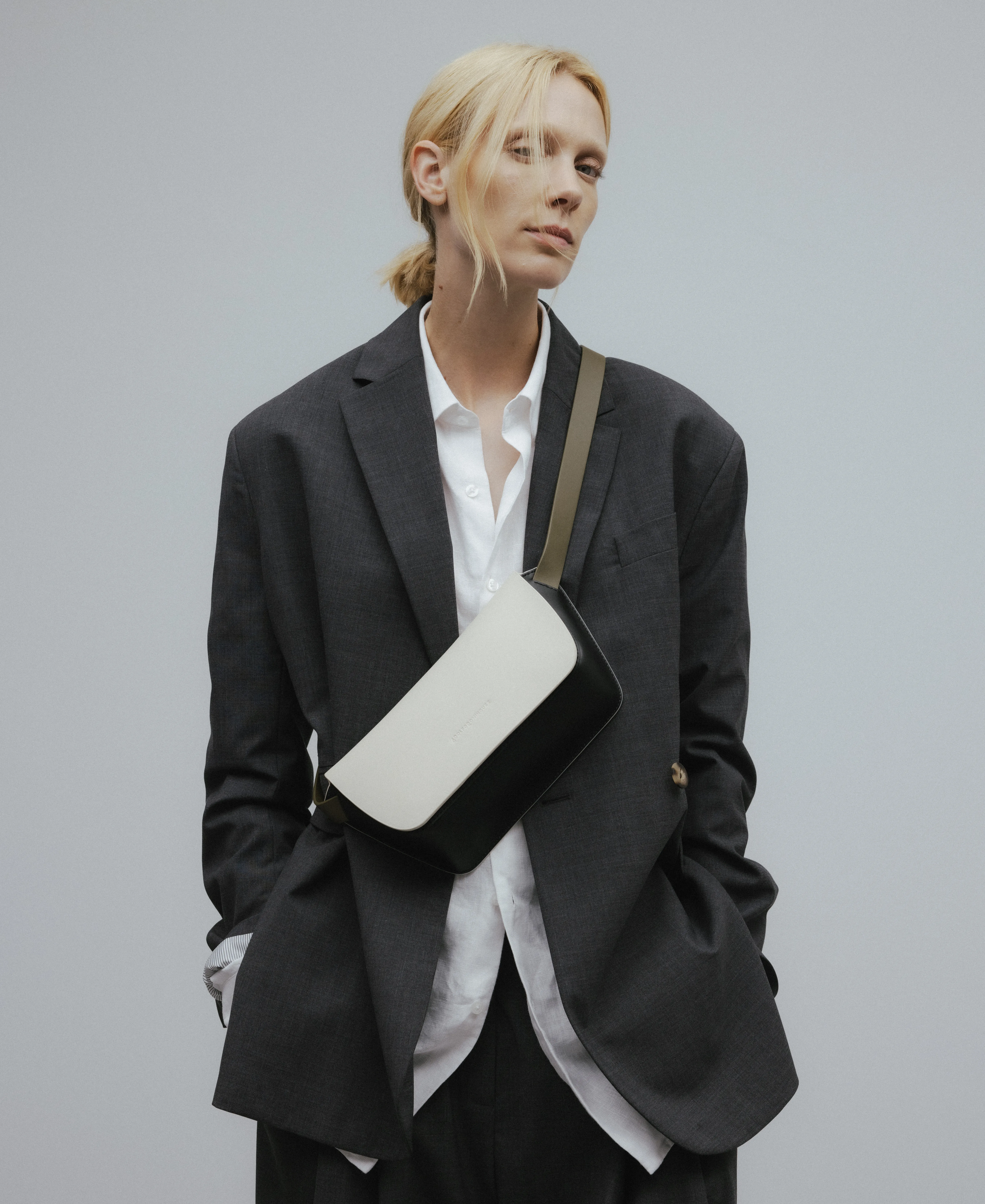 Bolso tricolor piel responsable mujer