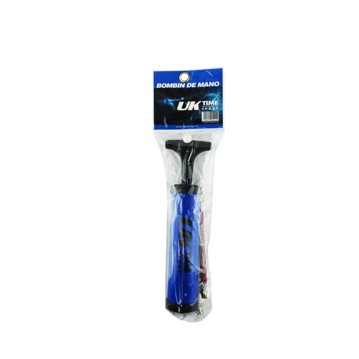 Bombin de Mano UK Time 8" Azul/Negro