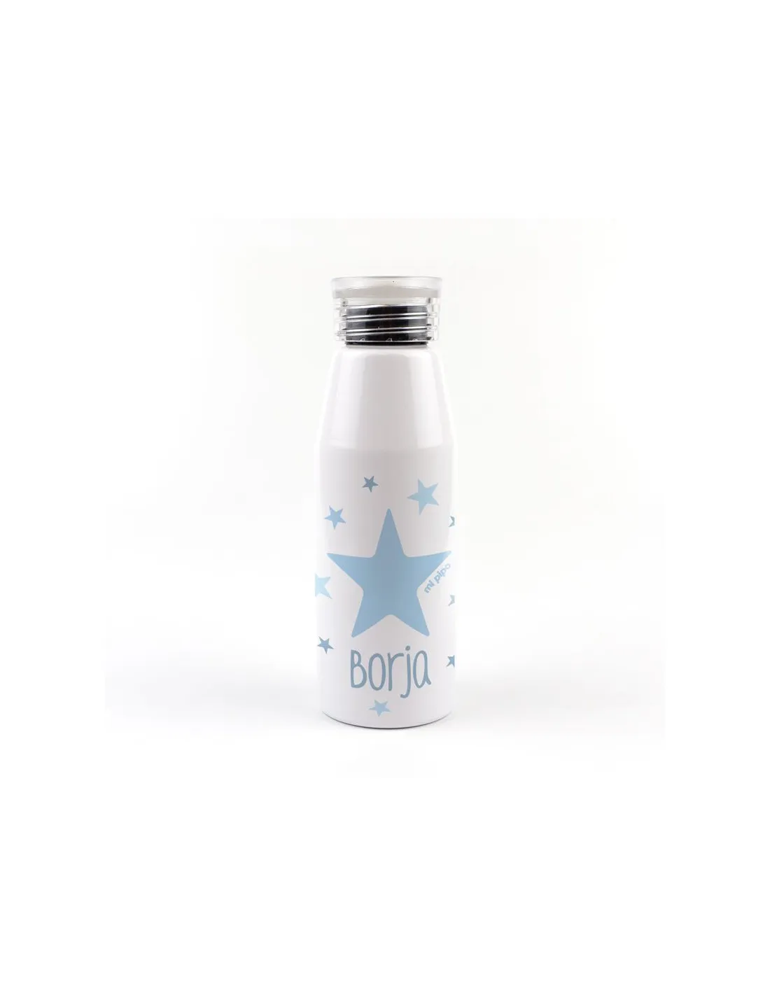 Botella Aluminio Estrella azul Soft 500ml Personalizada de Mi Pipo