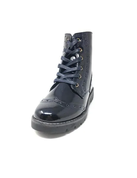 botin conguitos charol marino