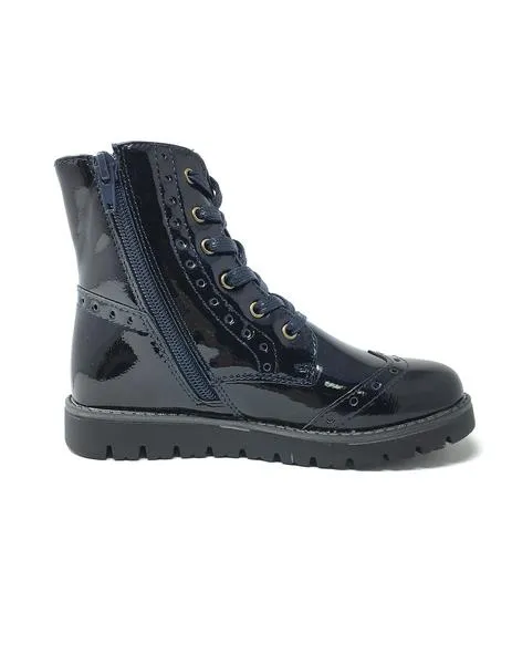 botin conguitos charol marino