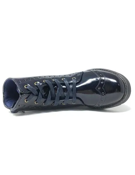 botin conguitos charol marino