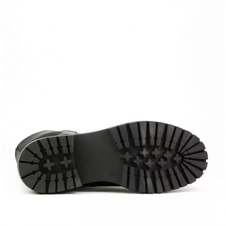 BOTINES PLATAFORMA CORONEL TAPIOCA MILITARES NEGRAS C113711 CON PLATAFORMA