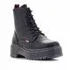 Botines plataforma Levi's negras de plataforma con logo en rojo