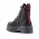 Botines plataforma Levi's negras de plataforma con logo en rojo