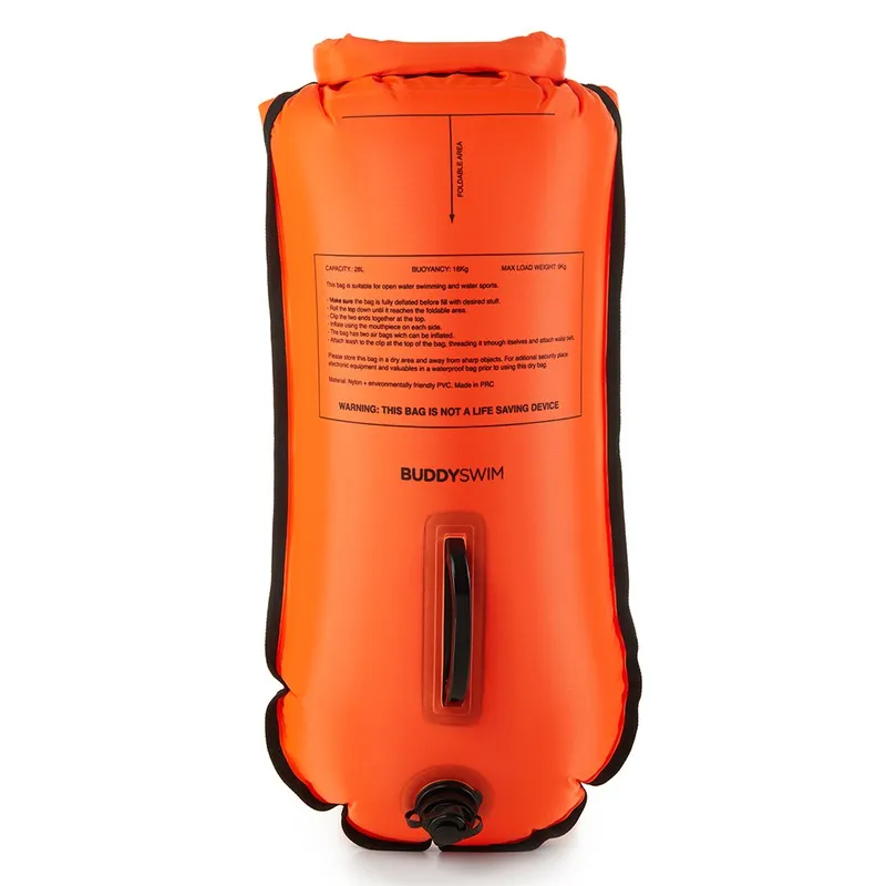 BUDDYSWIM BOYA NATACION AGUAS ABIERTAS. SMARTPHONE 28L NARANJA
