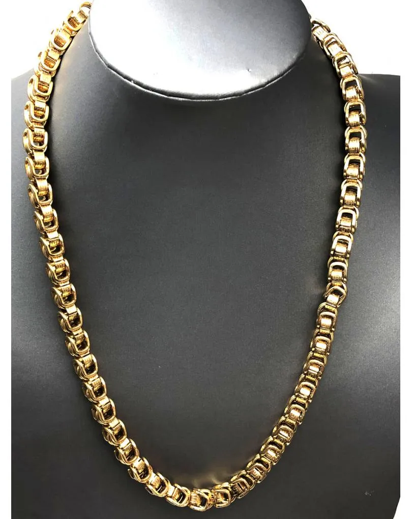 CADENAS DORADAS DE ESLABONES DE MODA TODO UN LOOKAZO